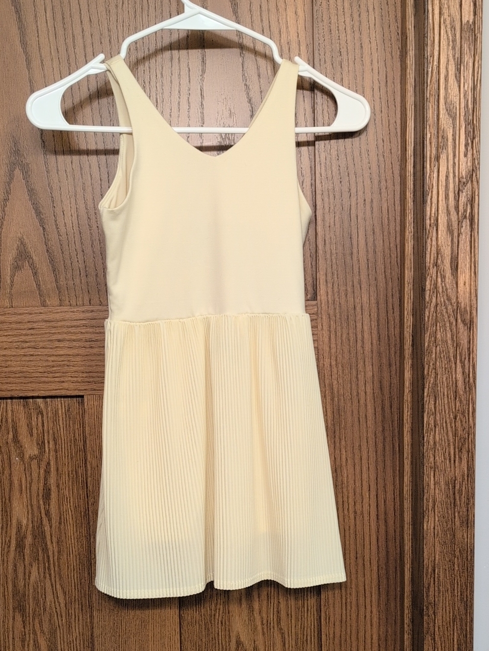 all in motion Yellow Sleeveless Pleated Athletic Dress